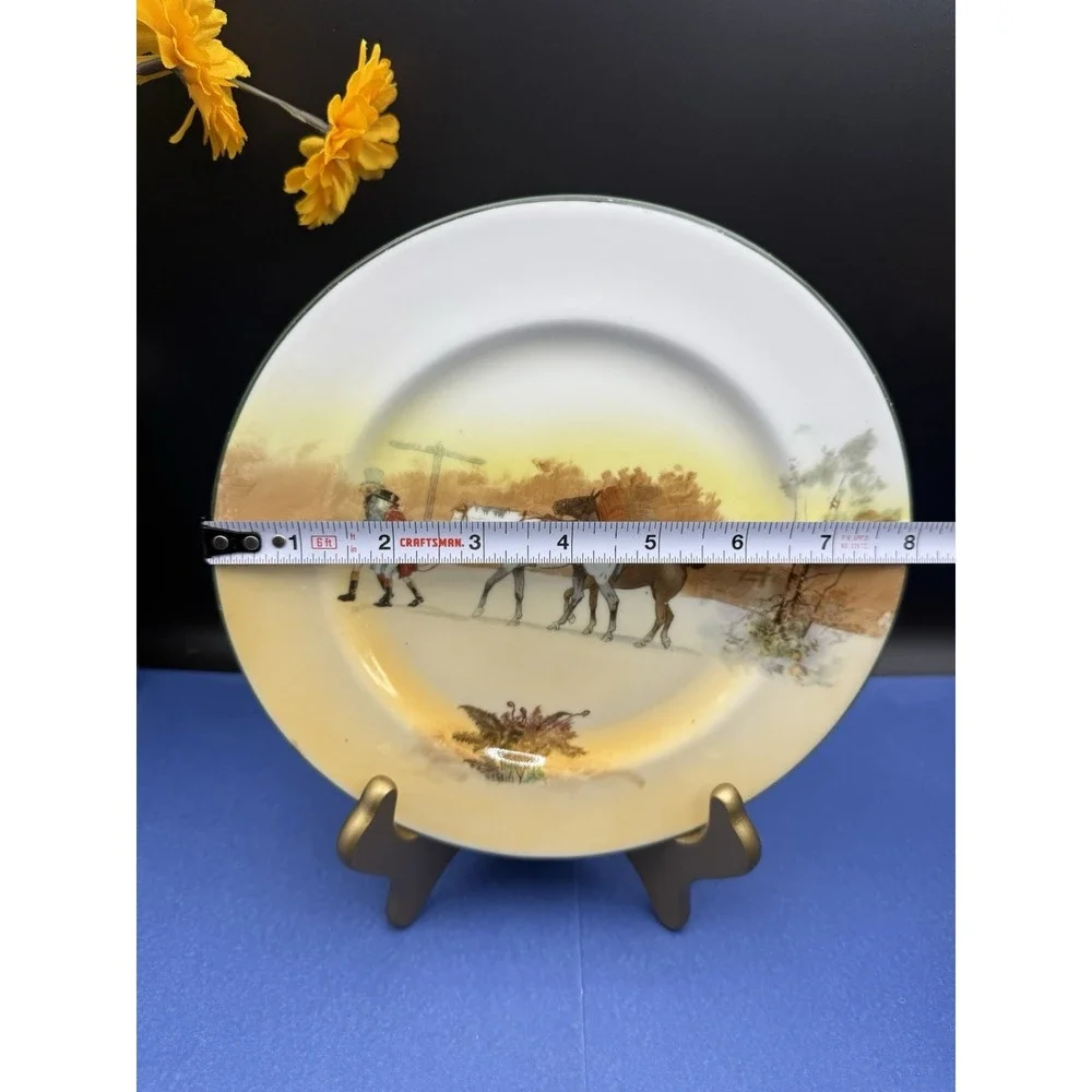 Vintage‎ Royal Doulton Made in England Hunting Scene (John Peel) Salad Plate